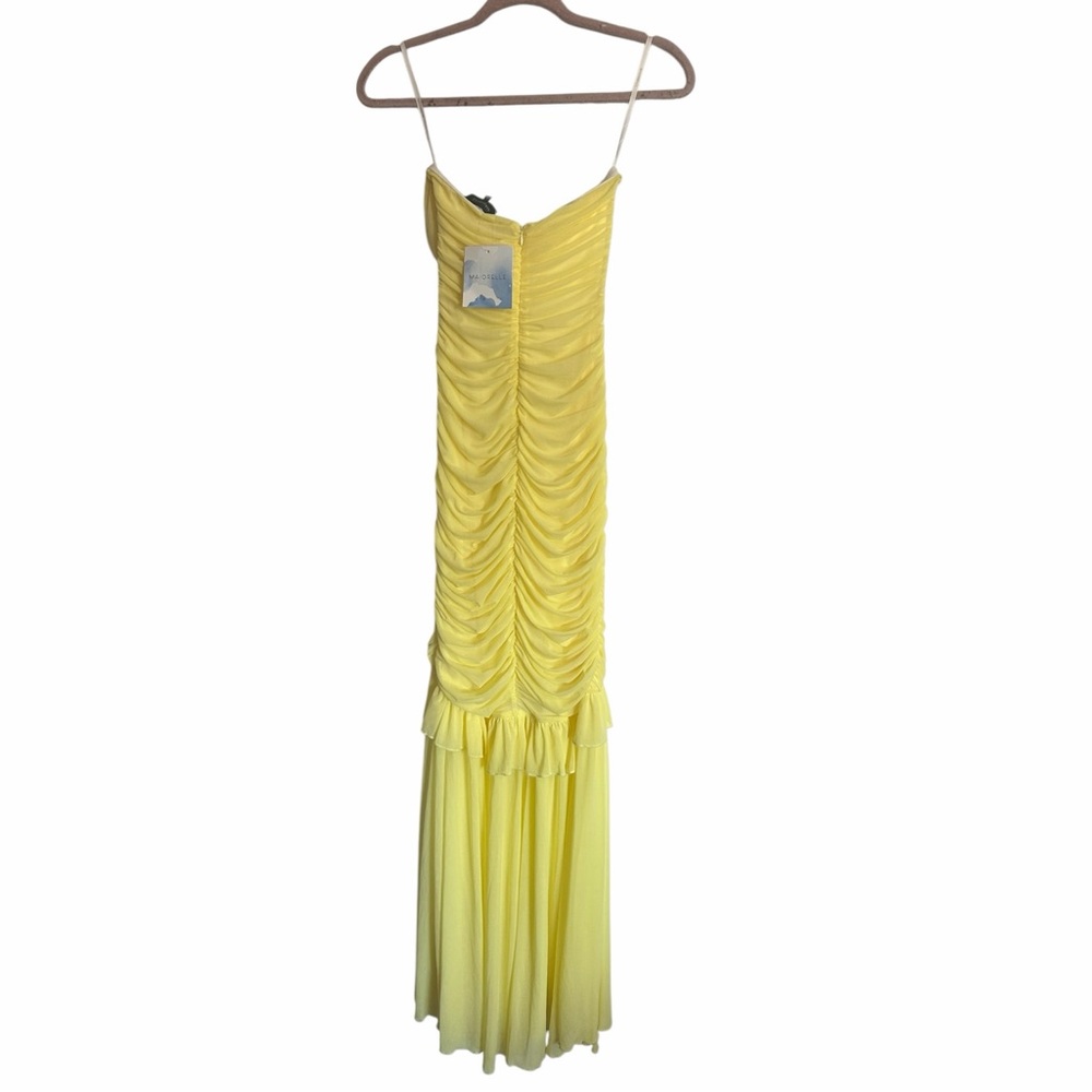 MAJORELLE Giules Gown in Light Yellow - Picture 5 of 9